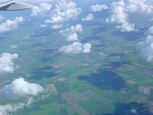フィンランド上空