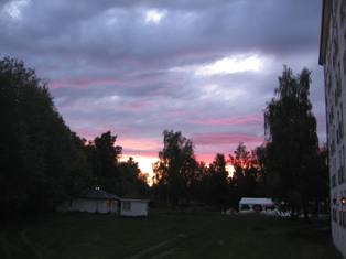 夕日
