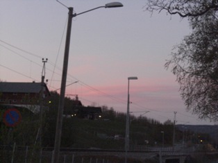 夕日
